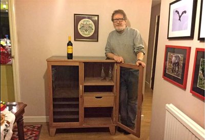 Drinks Cabinet near completion (2016)