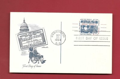 ebay purchase FDC 1964 social security stamp.JPG