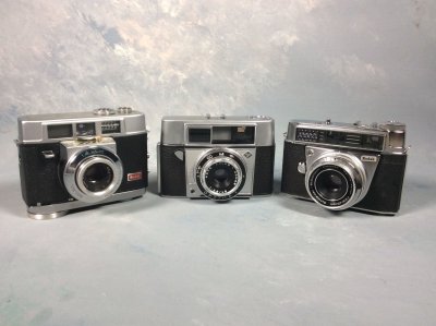 Ebay purchase 1960s Kodak Retina Auto III MotorMatic 35 Agfa Optima I camera lot 1.JPG