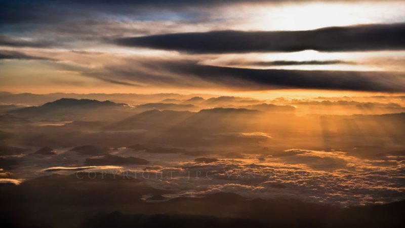 Sunset over Turkey