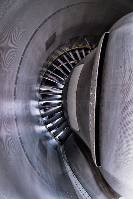 GEnx 747-8 engine from the inside