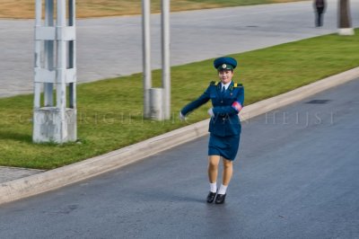 Pyongyang Traffic Girl