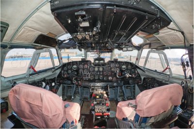 An-24 cockpit view