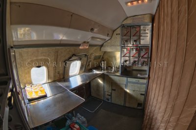 Air Koryo Tu-154 galley