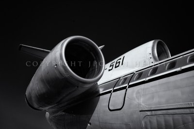 Air Koryo Tu-154 tail and engines