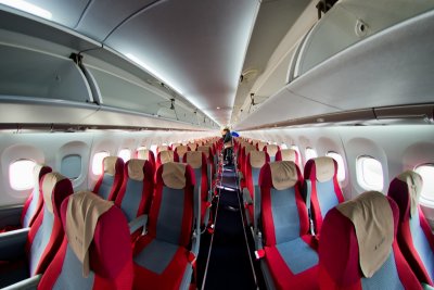Economy class cabin - Air Koryo An-148