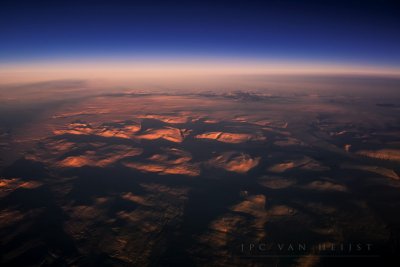 Greenland with a low sun