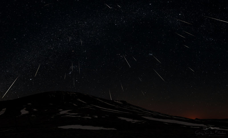 Geminids meteor shower 2015