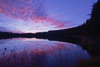 Lac Chauvet sunrise