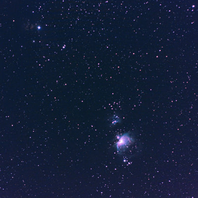 Orion, Running Man, Flame and Horsehead Nebulae (original size - large file!)