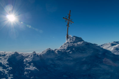Cross at the Puy de l'Ange