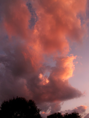 8-24-2016 Sunset Cloud Color 1