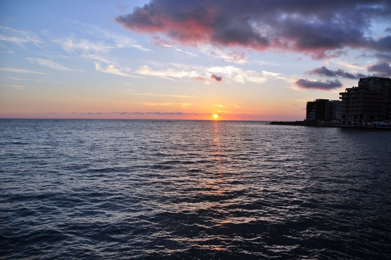 Sunset...
