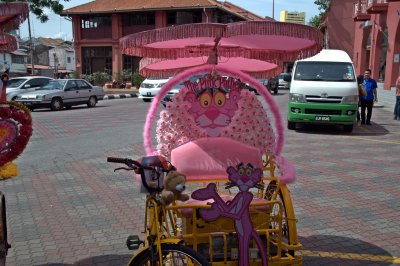 Pink panther rickshaw...