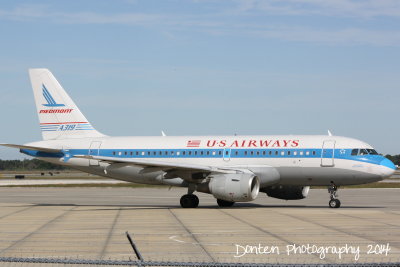 Airbus A319 (N744P) Piedmont Airlines Heritage