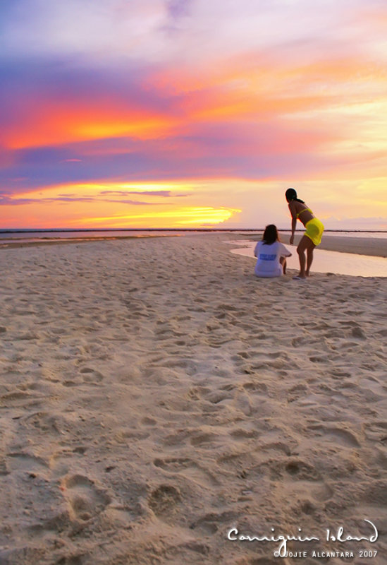 White Island sunset
