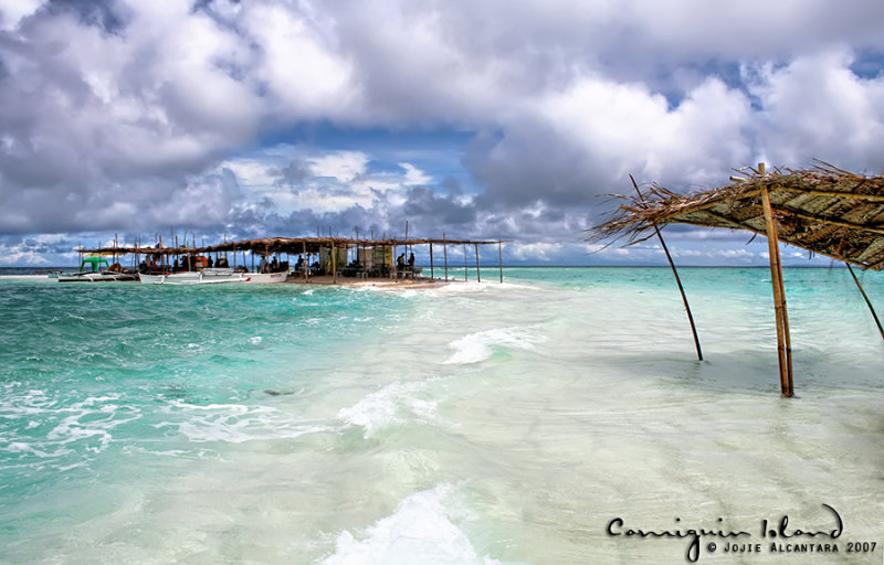 White Island at high tide