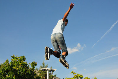 In the Parisian sky