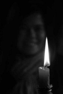 When a candle enlights a smile