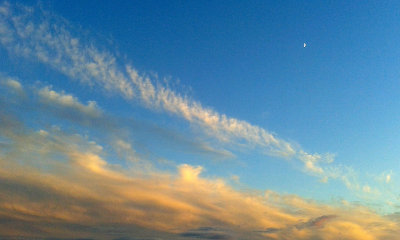 2nd summer day evening sky