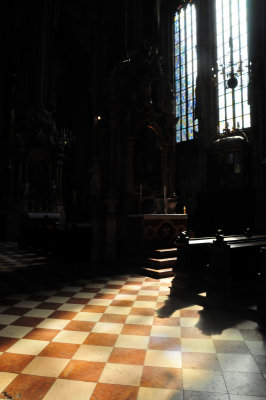 Inside St Stephan Cathedral
