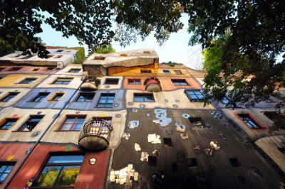The coloured House (Hundertwasser house)