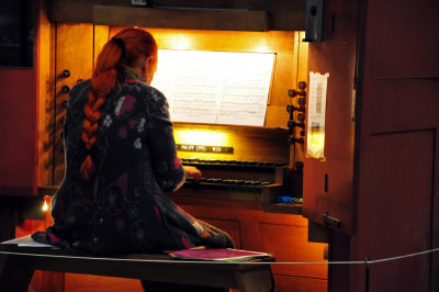 Organ player  (Votivkirche )