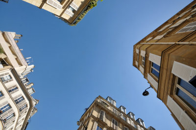 Looking up around Paris