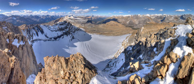 North view from Cirque Peak