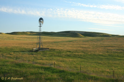 Prairie scene west of Bowman, ND