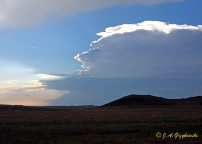 Sunset on the prairie