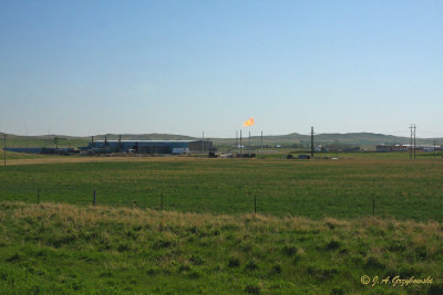 outpost of energy development on the prairie