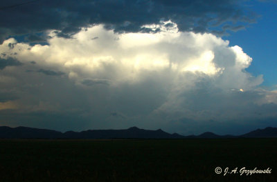 thunderstorm over the Wichita Mountains