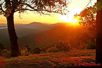 sunrise from Emerald Vista