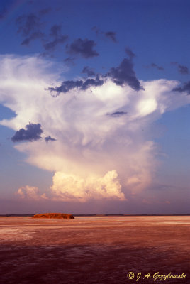 Thunderstorm over Salt Plains, OK