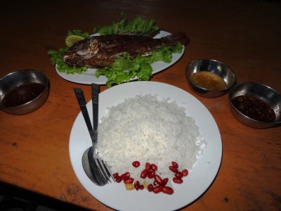 Fish and Rice near U Bein Bridge.jpg