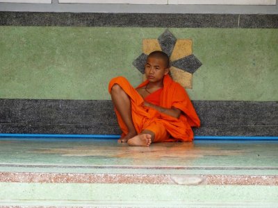 Monk Resting - Mahamuni Temple.jpg