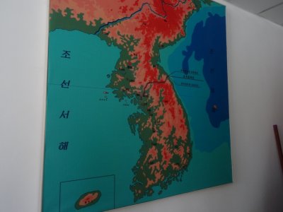 Map Outlining Korean Peninsula and DMZ - DMZ Visitor Center.jpg