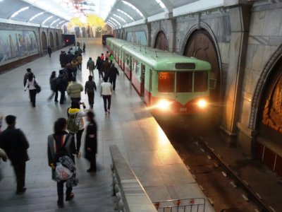Chollima Line - German Rolling Stock - Pyongyang Metro 평양지하철