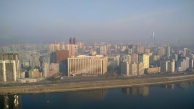 Pyongyang Skyline in Morning Haze.jpg