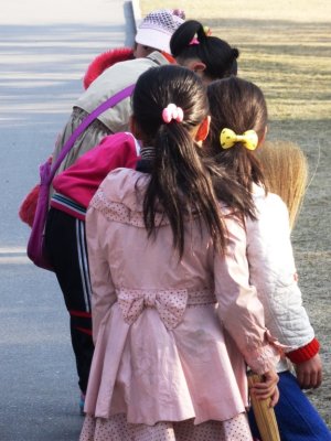Shy Girls Sweeping - Mansu Hill.jpg