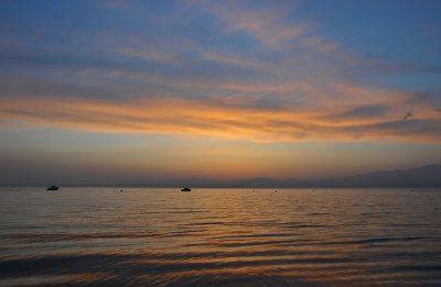 Zonsondergang aan het Gardameer / Lake Garda (Italy)