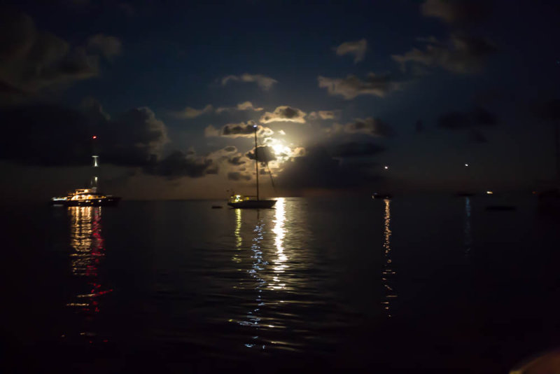 Evening vieuw on the boat