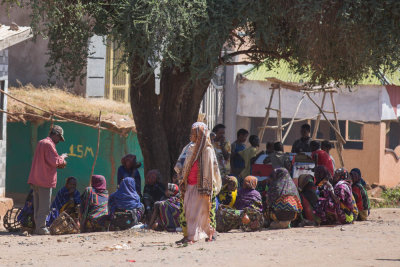 Islamitisch dorp, tussen Konso en Yabello