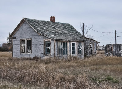abandoned gray