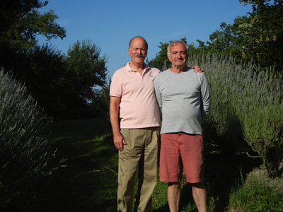 Ken's visit to Elliott at Elliott's house in France - 2013 