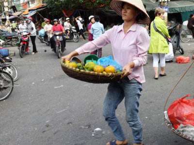  Worker at the main market - Hanoi, Vietnam