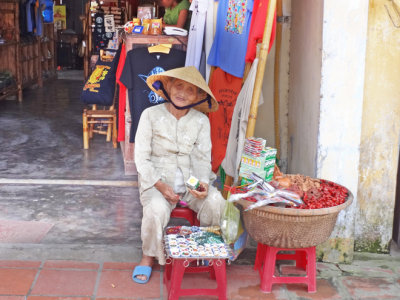 A street vendor - Old Town, Hoi An, Vietnam
