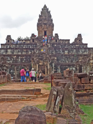 Bakong Temple - Hindu temple constructed in the late 9th century c.e. - part of the Roluos Group, Cambodia