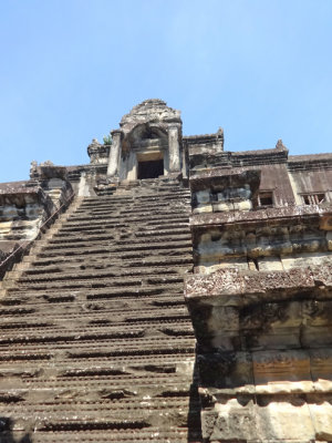 The stairs of Angkor Wat - Angkor, Siem Reap Province, Cambodia